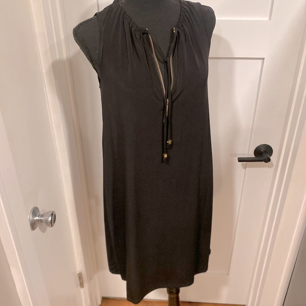 New with tags, Michael by Michael Kors Black Shift Dress, Size M